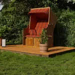 Fauteuil relax de jardin Lafuma Batyline LFM4020-8559 - 1 position dépliée
