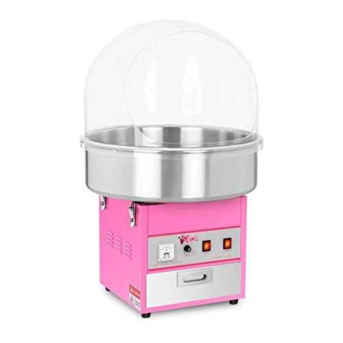 Royal Catering - Professionelle Zuckerwattemaschine mit Deckel