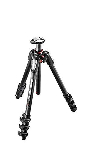 Manfrotto Carbon Stativ mit 4 Segmenten, Kamerastativ, Fotozubehör, Reisestativ für Content Creation, Professionelle Fotografie
