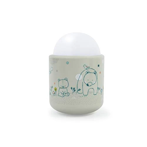 Pabobo - im Wald - tragbare LED weiche Nacht Licht für Baby und Kind - Wieder aufladbar - 70 Stunden Akkulaufzeit ohne Batterie oder Draht - Beige