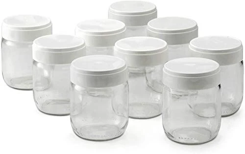 lagrange 430301 Lot de 9 pots yaourt, 0.185 liters