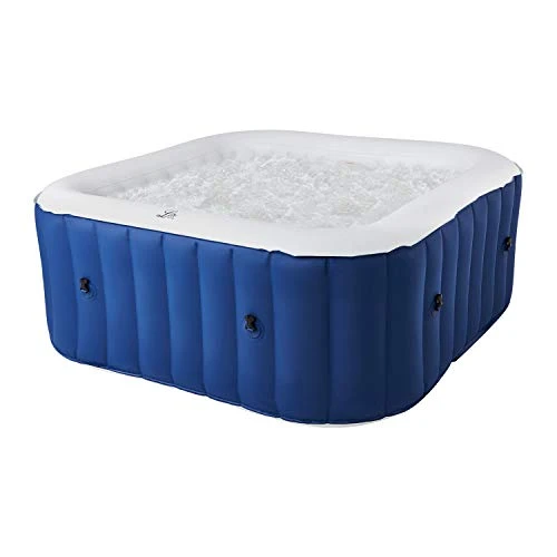 Happy Garden - Quadratischer aufblasbarer Alpine Spa - 4 Sitze