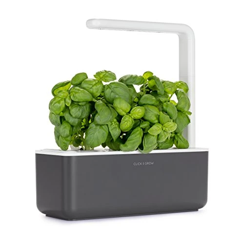 Click & Grow 4742793007229 Smart Garden 3, Dunkelgrau, 30 x 28 x 10 cm