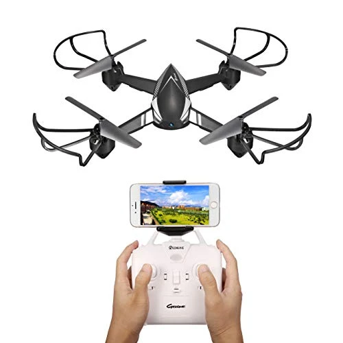 Drone avec caméra EACHINE E32HW FPV WiFi caméra 720P HD, Drone résiste au Vent Fort, Quadcopter avec Camera