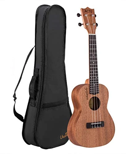 Professional Konzert Ukulele 23 Zoll Ukulelen Kinder Gitarre Aquila Saiten mit Anfänger Starter Pack