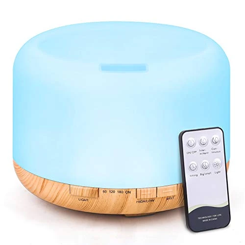 Tenswall - Remote Control Essential Oil Diffuser 500ml