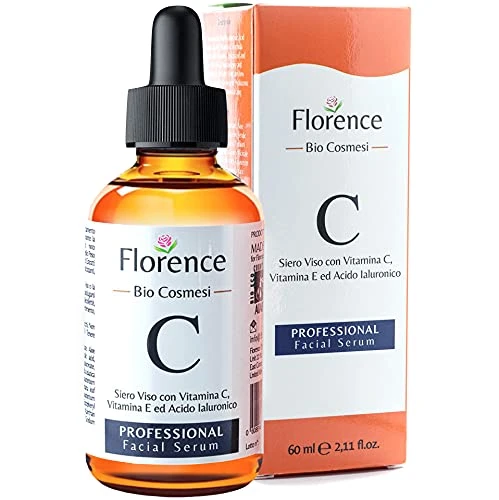 Größe 60 ml. BIO Hyaluron Serum mit Vitamin C/E Hochkonzentriert. Dermaroller geeignet. Gesichtsserum mit Organischen Anti Falten/Age Inhaltsstoffen. Vegan Naturkosmetik für Gesicht/Augenpartie
