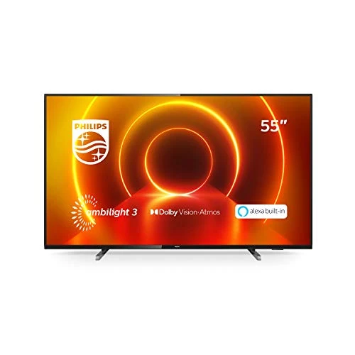 Philips 55PUS7805/12 139cm 55' 4K UHD Ambilight Smart TV TV