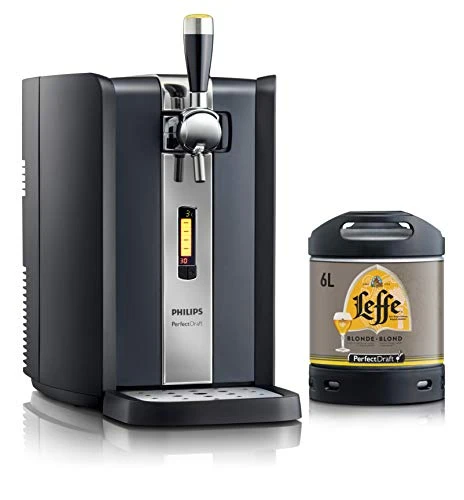 Bierzapfanlage PerfectDraft 6-Liter. Beinhaltet 1 x 6L Fass Leffe Blonde Bier - Blonde Ale. Inklusive 5 Euros Pfand.