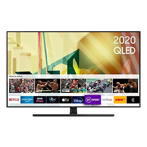 Samsung 2020 65' Q70T QLED 4K Quantum HDR Smart TV avec Tizen OS Noir 65'