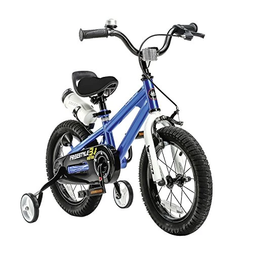RoyalBaby BMX Freestyle Kinderfahrrad für Jungen und Mädchen, 12-14-16-18 Zoll mit Stützrädern und Parkstütze