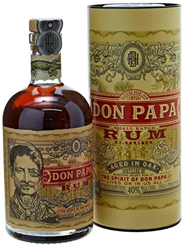 Don Papa 7 Ans Philippines Rhum en Coffret Cadeau 700 ml