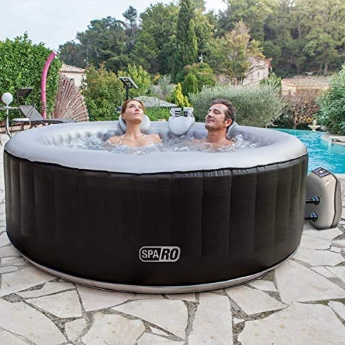 NETSPA - Sparo Inflatable Spa Pack - 2+1 Sitze + Bodenabdeckung & Sparo Decke