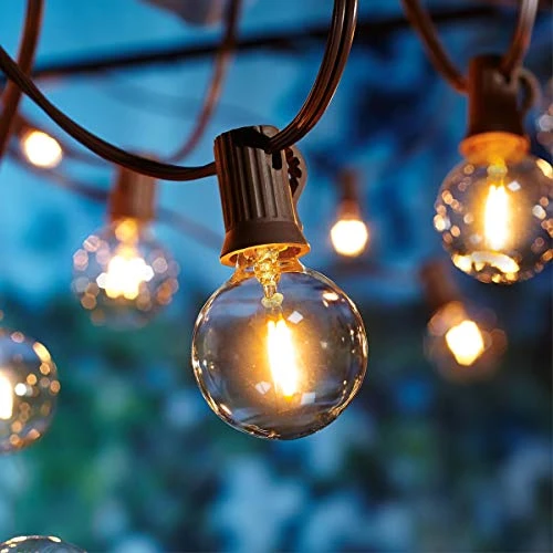 8.3 Meter Lichterkette Außen【Dimmbar&Timer】,28pcs LED Glühbirnen OxyLED Lichterkette Gluehbirne Aussen, Lichterkette Garten,Wasserdicht für Haus,Garten,Patio,Weihnachten,Festival