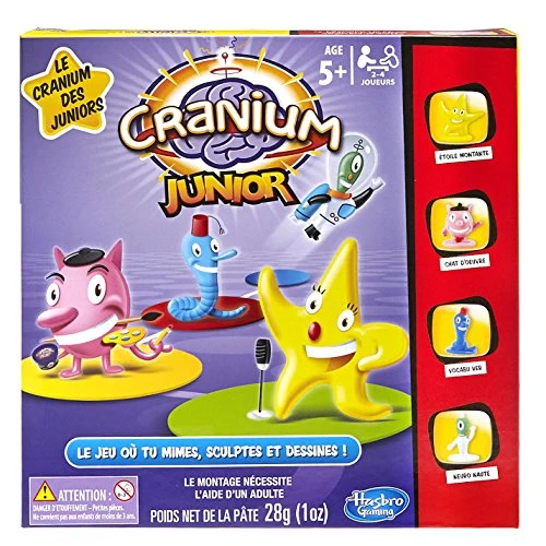 Cranium Junior - Jeu de societe de reflexion pour enfants - Version française